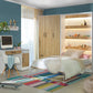 SPACEO Wardrobe 120 / Oak Artisan / Black Handles