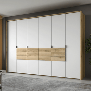 Wardrobe TRENTON 310 Grand Natural Oak / White