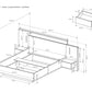Bed with Bedside Tables E3D
