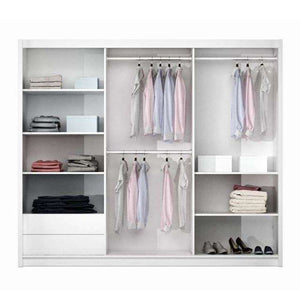 Wardrobe OXFORD 250 Black