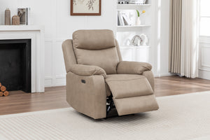 Corley Armchair Beige Stone (Recliner)