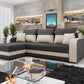 Corner Sofa Bed JUMBO Grey / Beige