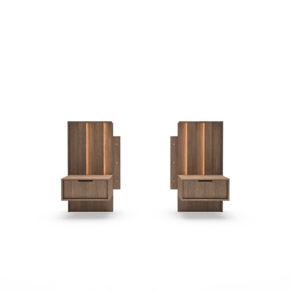 Set of Bedside Tables AMARO Oak Dunin