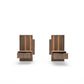 Set of Bedside Tables AMARO Oak Dunin
