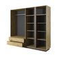 Wardrobe ARCO 220 Oak Artisan / Grey
