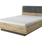 Bed ARCO Oak Artisan / Grey