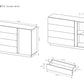 Chest of Drawers D4S ARCO White / White Gloss