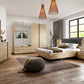 Wardrobe ARCO 220 Oak Artisan / Grey
