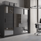 Graphite Mirrored Sliding Door Wardrobe 250cm – LEIGHTON