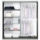 Graphite Mirrored Sliding Door Wardrobe 200cm – FINLEY