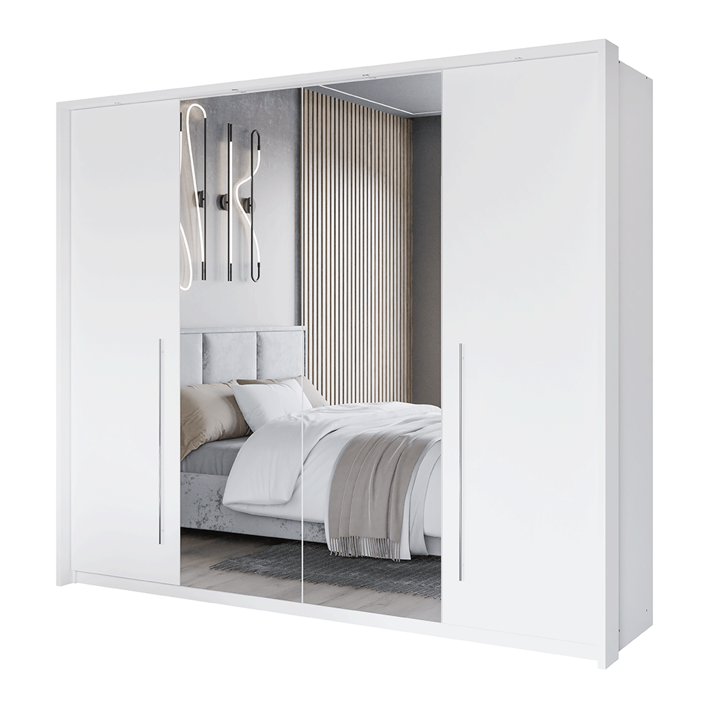 Wardrobe DUNHAM 256 White