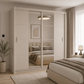 Cashmere Mirrored Sliding Door Wardrobe 203cm – RADLEY 2