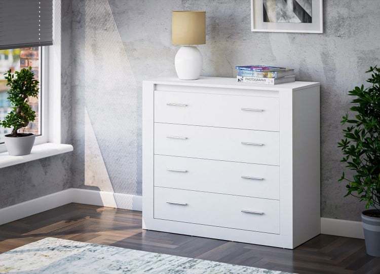 Chest of Drawers CARLTON White