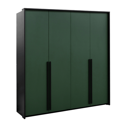 Green Hinged Door Wardrobe 105cm – EVERTON D2