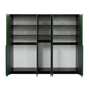 White Hinged Door Wardrobe 255cm – EVERTON D5