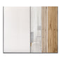 Black/Cashmere/Oak Wotan Mirrored Sliding Door Wardrobe 250cm – KINGSLEY