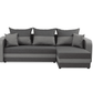 Corner Sofa Bed JUMBO Light Grey / Dark Grey
