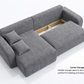 Corner Sofa Bed HAVANA Cream