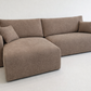 Corner Sofa Bed HAVANA Dark Beige