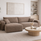Corner Sofa Bed HAVANA Dark Beige
