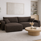 Corner Sofa Bed HAVANA Brown