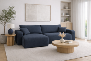 Corner Sofa Bed HAVANA Anthracite Grey