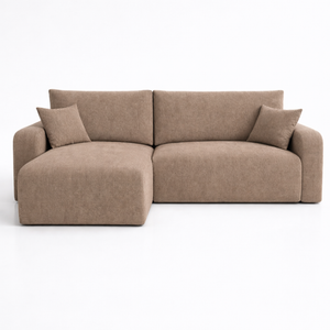 Corner Sofa Bed HAVANA Dark Beige