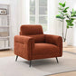 Oakmere Corner Sofa Burnt Orange Left Hand