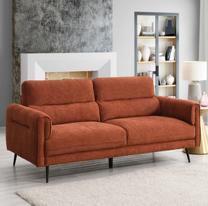 Oakmere Sofa 3 Seater Burnt Orange