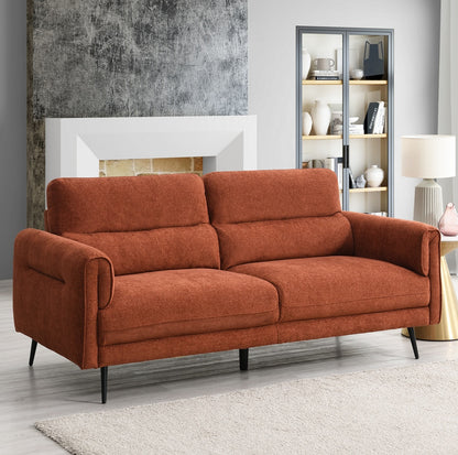 Oakmere Sofa 3 Seater Burnt Orange
