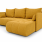 Corner Sofa Bed NESSA Mustard Yellow