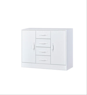 SPACEO Sideboard 120 White / White Handles