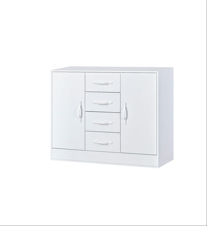 SPACEO Sideboard 120 White / White Handles