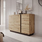 Chest of Drawers 2D4S ARCO Oak Artisan / Grey