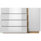 Chest of Drawers D4S ARCO White / White Gloss