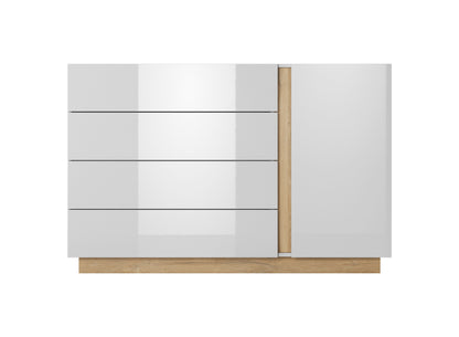 Chest of Drawers D4S ARCO White / White Gloss