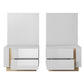 Set of Bedside Tables ARCO White / White Gloss