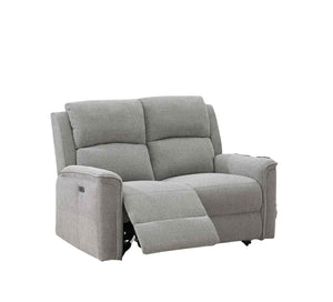 Ashmoor 2 Seater Sofa Light Grey (Power Recliner)