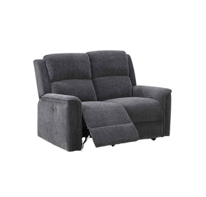 Ashmoor 2 Seater Sofa Dark Grey (Power Recliner)