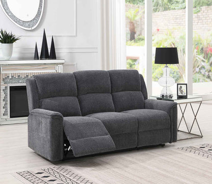 Ashmoor 3 Seater Sofa Dark Grey (Power Recliner)