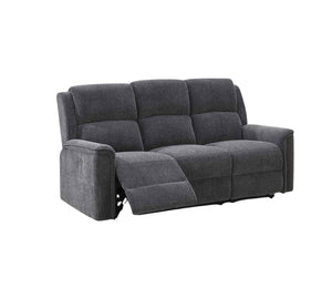Ashmoor 3 Seater Sofa Dark Grey (Power Recliner)