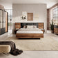Wardrobe MILTON Oak Chestnut & Anthracite