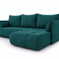 Corner Sofa Bed NESSA Teal