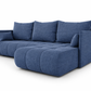 Corner Sofa Bed NESSA Denim blue