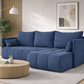 Corner Sofa Bed NESSA Denim blue