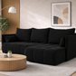 Corner Sofa Bed NESSA Black