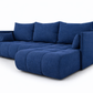 Corner Sofa Bed NESSA Royal Blue
