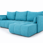 Corner Sofa Bed NESSA Turquoise