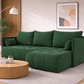 Corner Sofa Bed NESSA Racing Green