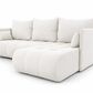 Corner Sofa Bed NESSA Soft White